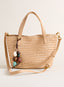 Good Luck Charm Crossbody Tote — Tan