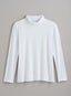 Nice Touch Turtleneck Top — White