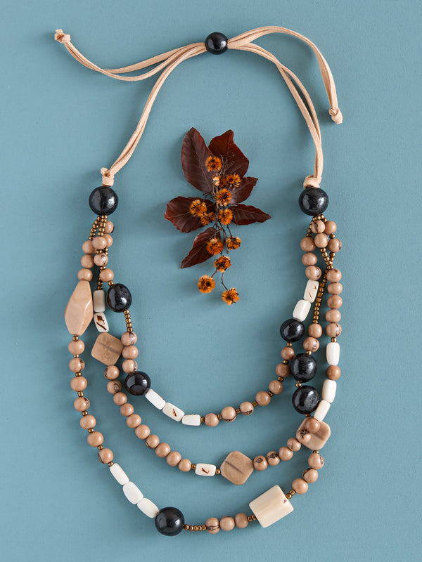 Rainforest Harvest Necklace — Coffee
