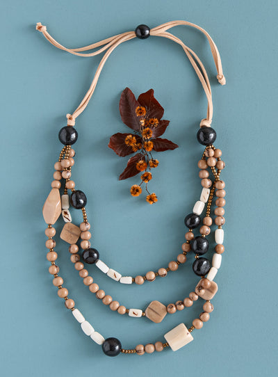 Rainforest Harvest Necklace — Coffee