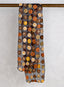 Floating Felt-on-Silk Scarf - Autumn Dots