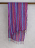 Scrunchable Stripes Scarf — Purple