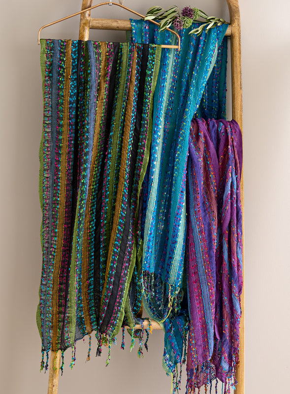 Scrunchable Stripes Scarf