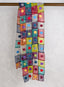 Patchwork Felt-on-Silk Scarf
