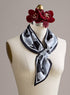 Loop & Go Scarf - Roses — Black / White