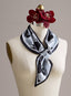 Loop & Go Scarf - Roses — Black / White
