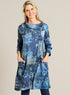 Splashy Stars Brushed Knit Tunic