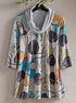 Wandering Moons Cowl Pullover — Gray