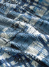 Indigo Patchwork Cozy Rib-Knit Top