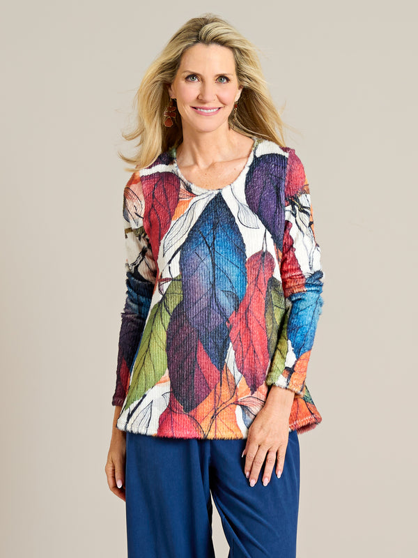 Color Canopy Cozy Rib-Knit Top