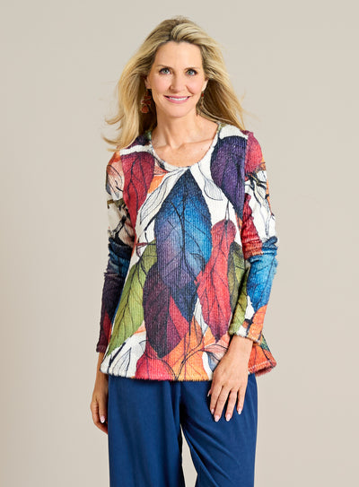 Color Canopy Cozy Rib-Knit Top