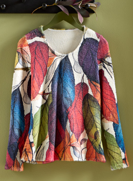 Color Canopy Cozy Rib-Knit Top