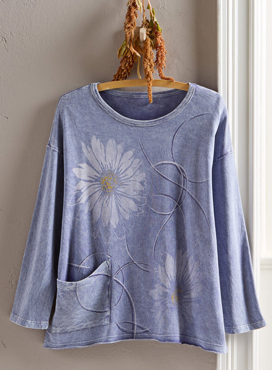 Sun Washed Daisy Top