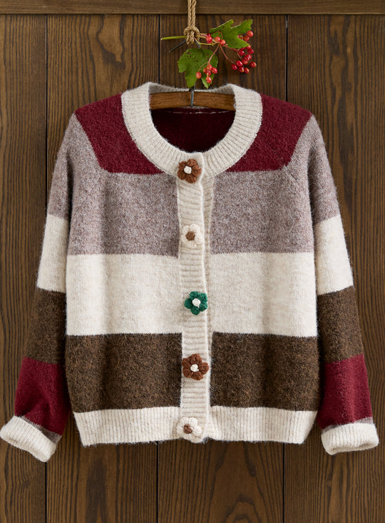 Daisy Chain Stripe Cardigan