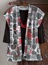 Blockbuster Crinkle Tunic Vest — White