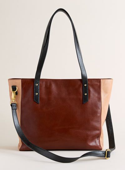 The Triple Take Crossbody Tote — Cinnamon