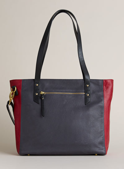 The Triple Take Crossbody Tote — Red