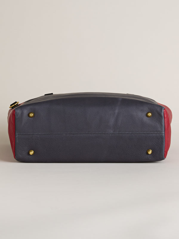 The Triple Take Crossbody Tote — Red