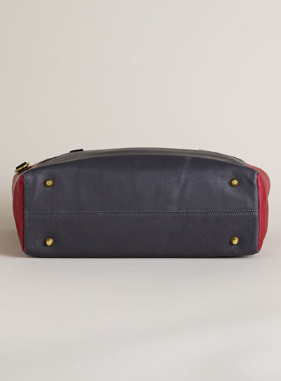 The Triple Take Crossbody Tote — Red