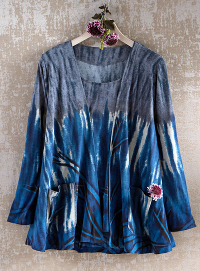 Indigo Forest Modern Twin Set — Blue