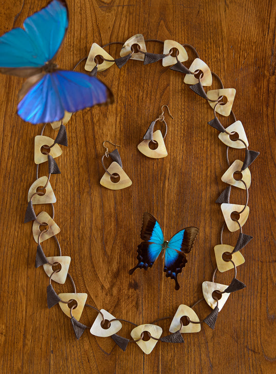 Cultured Contrast Jewelry Set