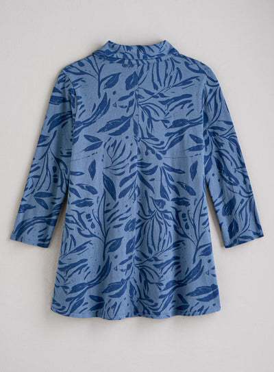Woodland Cotton Knit Blouse