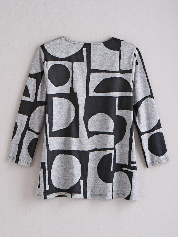 Black and Gray Matter Asymmetric Top
