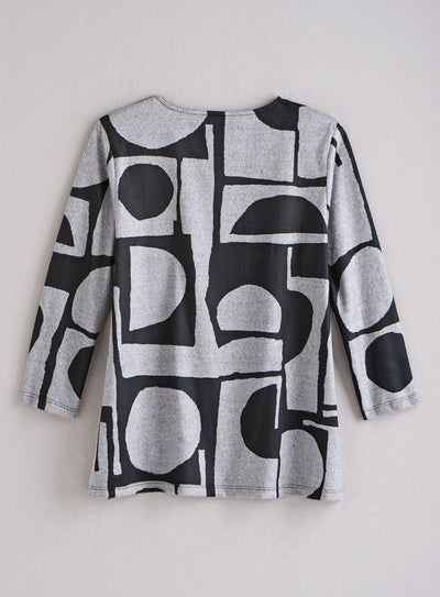 Black and Gray Matter Asymmetric Top