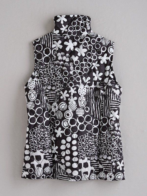 Doodle Bug Reversible Quilted Vest