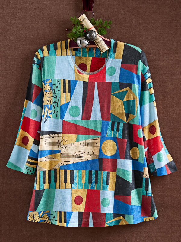 Jazz Patchwork Top — Multi
