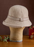 Soft Stitch Cloche Hat — Oatmeal