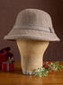 Soft Stitch Cloche Hat — Taupe