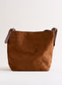 All Day Crossbody Bucket Tote — Brown