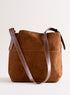 All Day Crossbody Bucket Tote — Brown