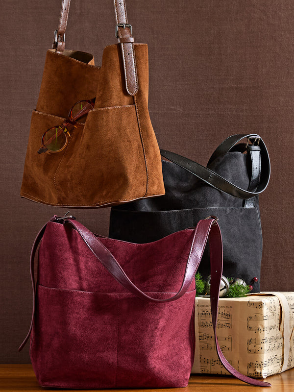 All Day Crossbody Bucket Tote