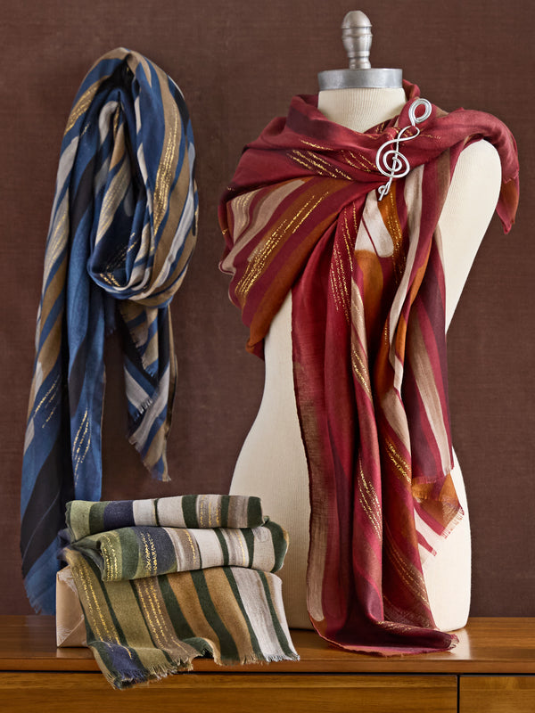 Gilded Rainfall Scarf