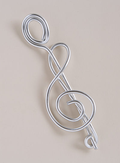 Treble Clef Scarf Pin