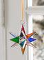 Mini Stained Glass Star Ornament — Multi