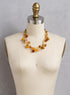 Venetian Topaz Glass Necklace