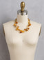 Venetian Topaz Glass Necklace