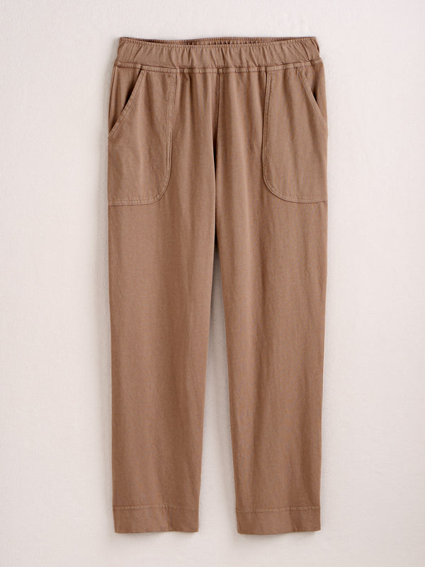 Cotton Comforts Capri Pants with Pockets — Coffee