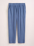 Cotton Comforts Capri Pants with Pockets — Dutch Blue