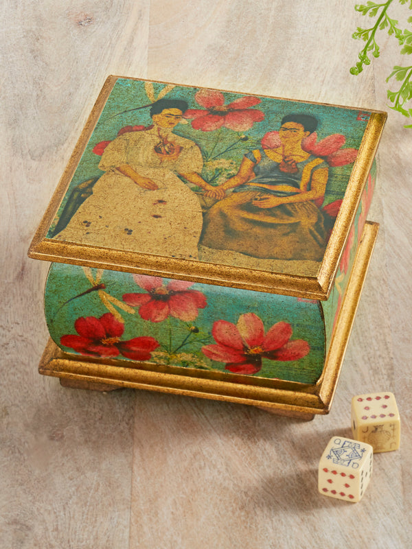 Las Dos Fridas Decoupage Box