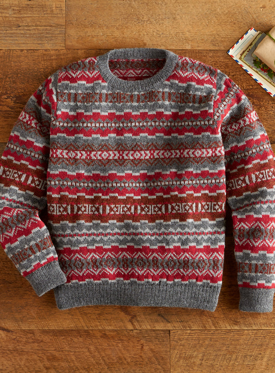 Cool Contrast Alpaca Sweater