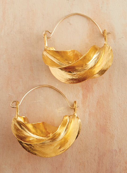Fulani Twist Earrings - Gold