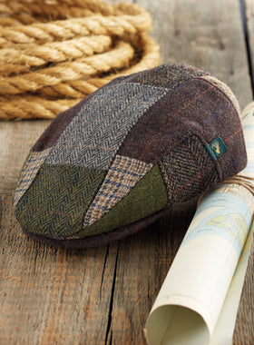 Woodlands Irish Tweed Patchwork Cap