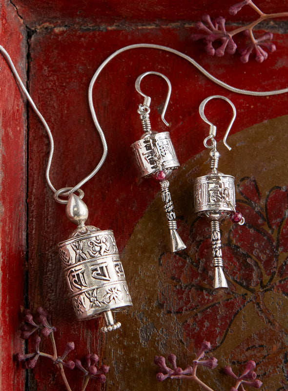 Tibetan Prayer Wheel Jewelry