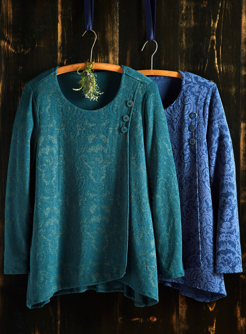 Jacquard Wrap Tunic | Petalura