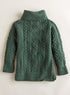 Irish Trellis Turtleneck Sweater