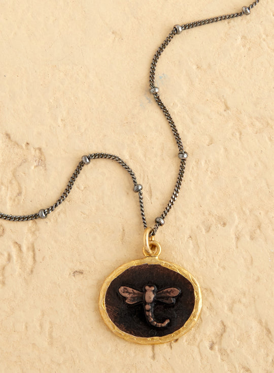 Petalura Dragonfly Talisman Necklace